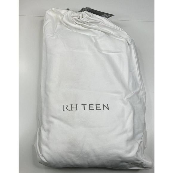 NWT RH Teen Restoration Hardware Full Bed Gathered Gauze Skirt Sea Green